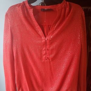 Limited red blouse